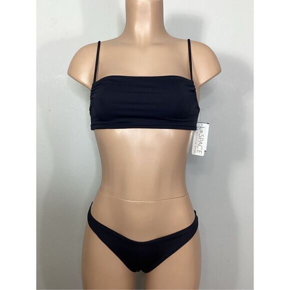 New. L*SPACE black teeny bikini. Medium. Retails $179 - Picture 4 of 9